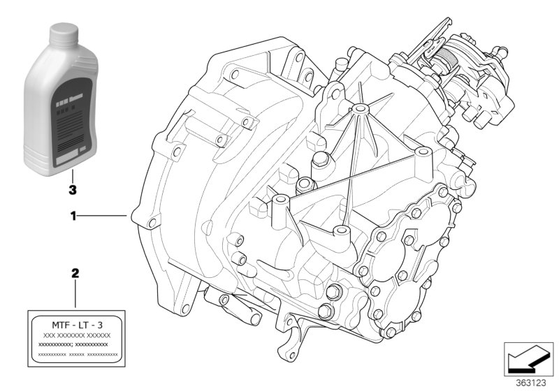 Manual gearbox GS6-85BG/DG