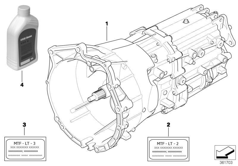 Manual transmission GS6-37BZ/DZ