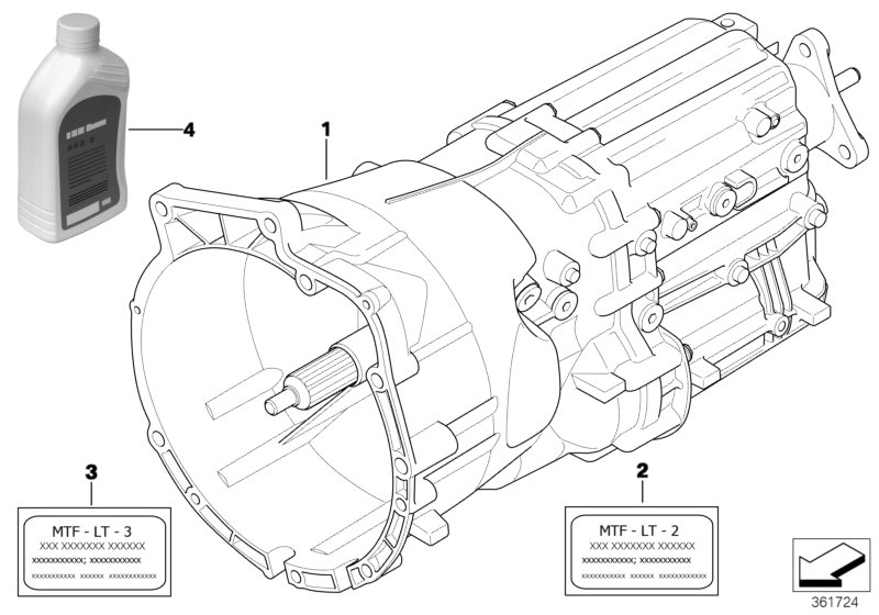 Manual gearbox GS6-53BZ/DZ