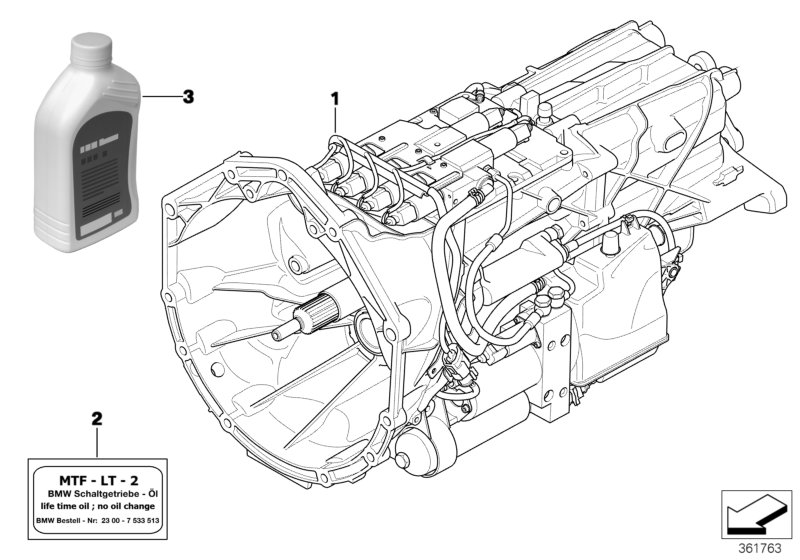 Manual gearbox GS7S47BG (SMG)