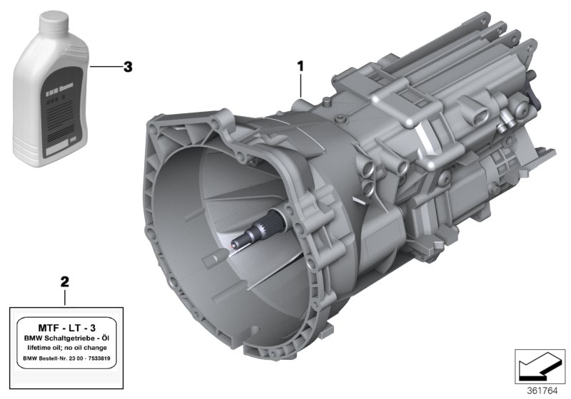 Manual gearbox GS6-17BG
