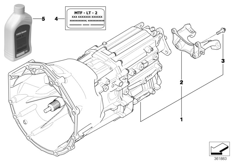 Manual gearbox GS6-53BZ