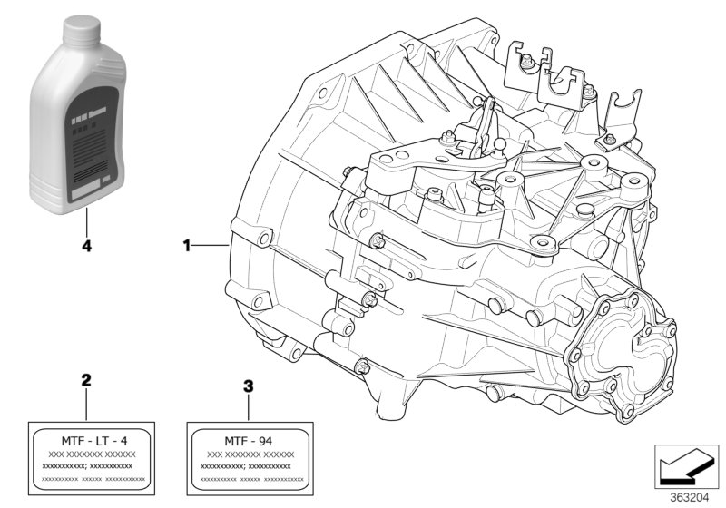 Manual gearbox GS6-53BG/DG
