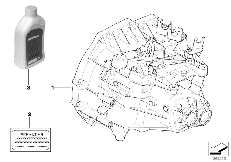 Manual gearbox GS6-55BG