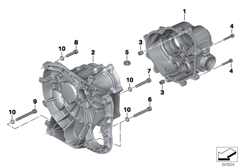 Gearbox housing