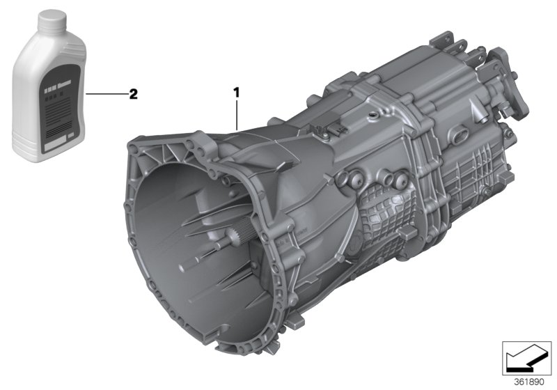 Manual gearbox GS6-45BZ