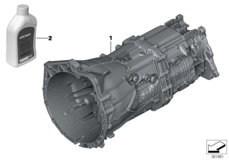 Manual gearbox GS6X45BZ