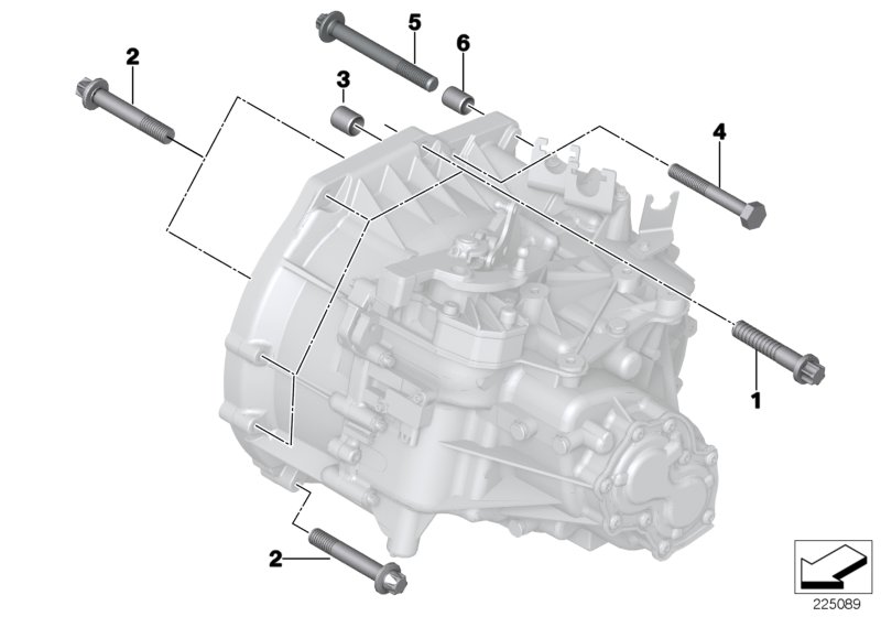 Gearbox mounting