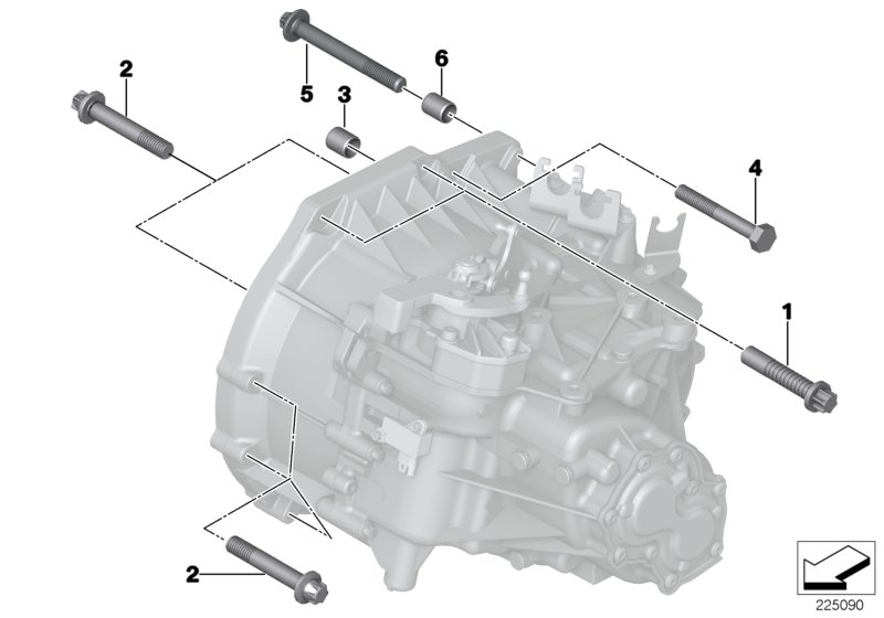 Gearbox mounting