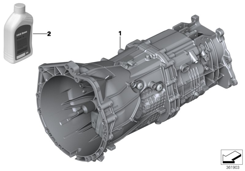 Manual gearbox GS6X45BZ