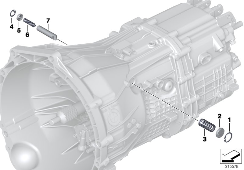 GS6-45BZ gearshift parts