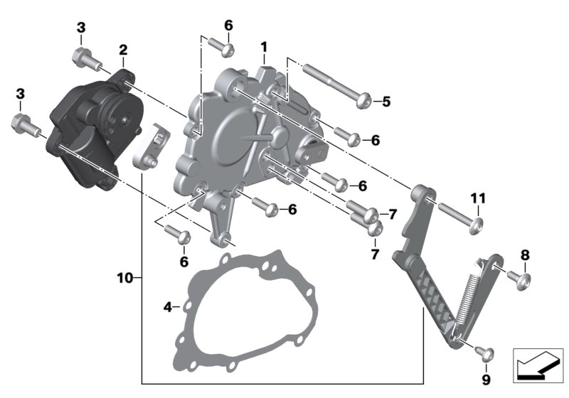 Gearshift cover for reverser