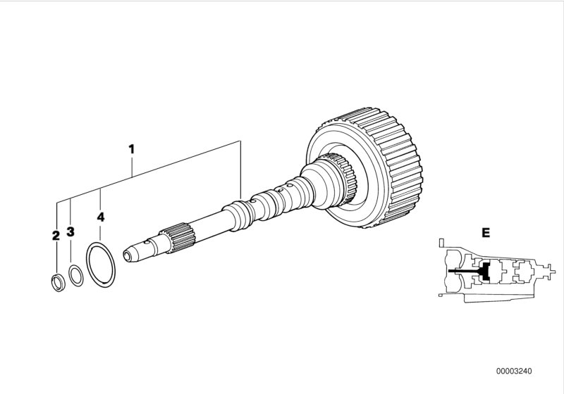 A5S310Z drive clutch E
