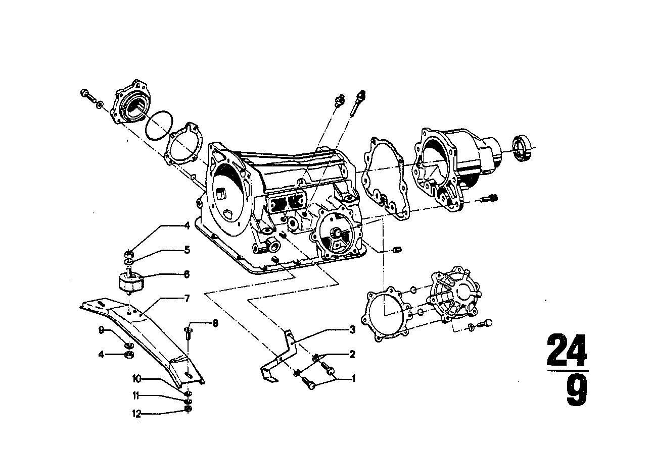 BW 65 HOUSING+ATTACH.PARTS