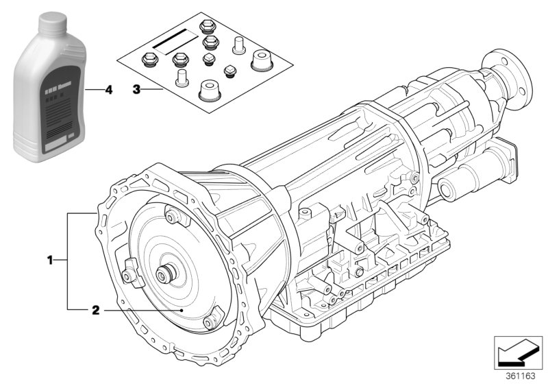 Automatic gearbox A5S300J