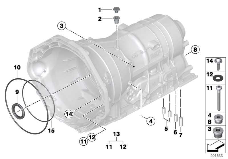 GA6HP26Z housing with mounting parts