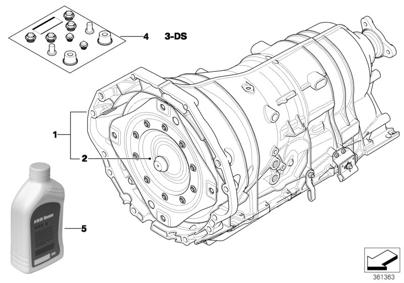 Automatic gearbox GA6HP32Z