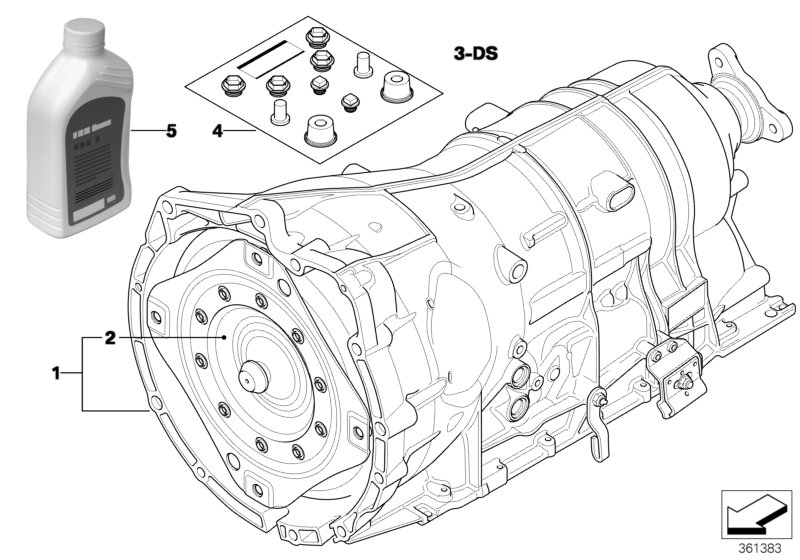 Automatic gearbox GA6HP26Z