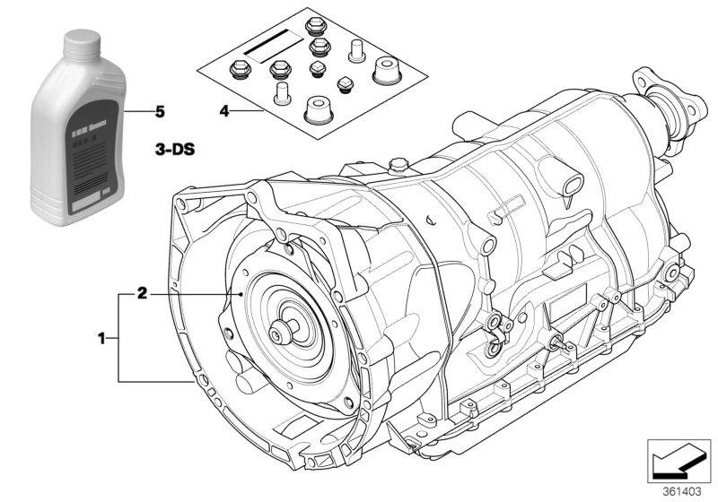 Automatic gearbox GA6HP19Z