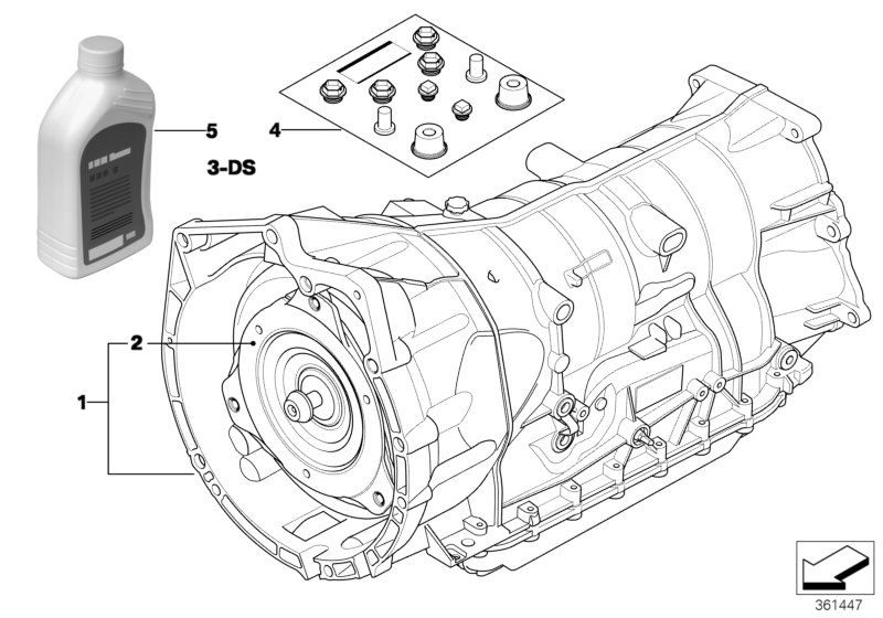 Automatic gearbox GA6HP19Z - 4-wheel