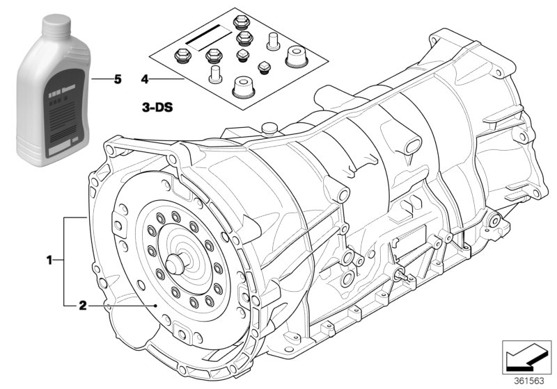 Automatic gearbox GA6HP19Z - 4-wheel