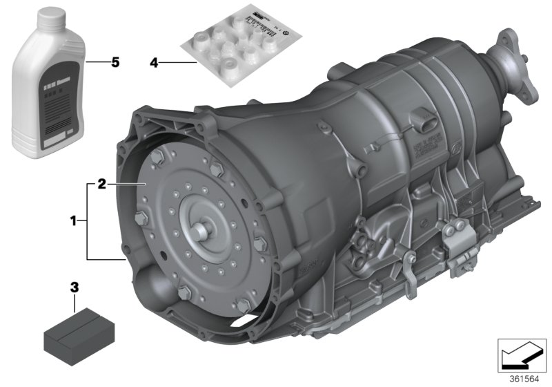 Automatic gearbox GA6HP26Z