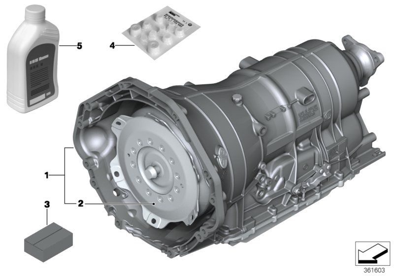 Automatic gearbox GA6HP26Z
