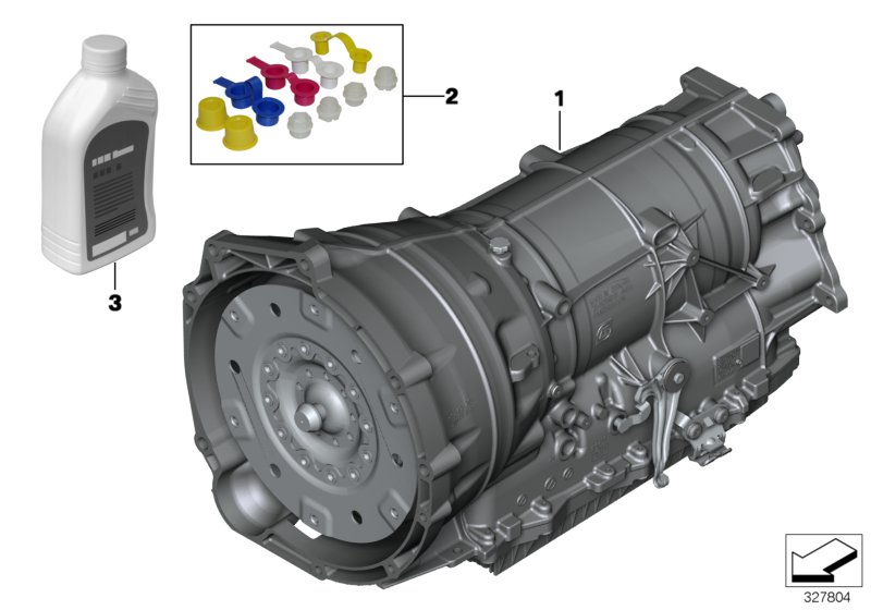 Automatic transmission GA8HP70Z - AWD