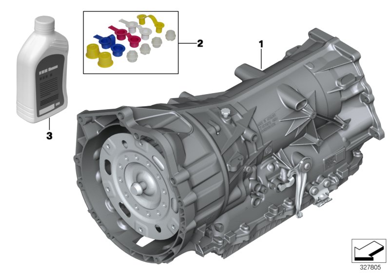 Automatic transmission GA8HP45Z - 4WD