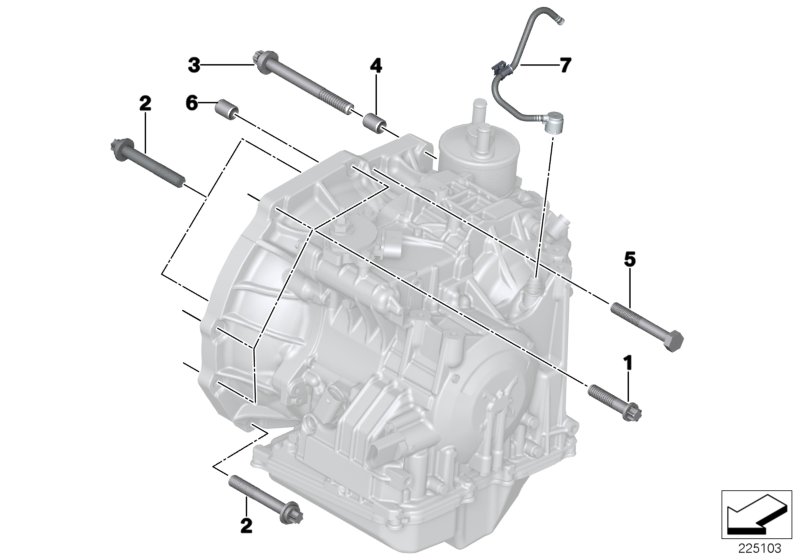 Gearbox mounting / ventilation
