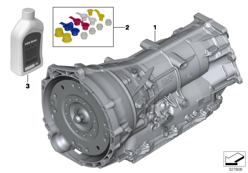 Automatic transmission GA8HP45Z - 4WD