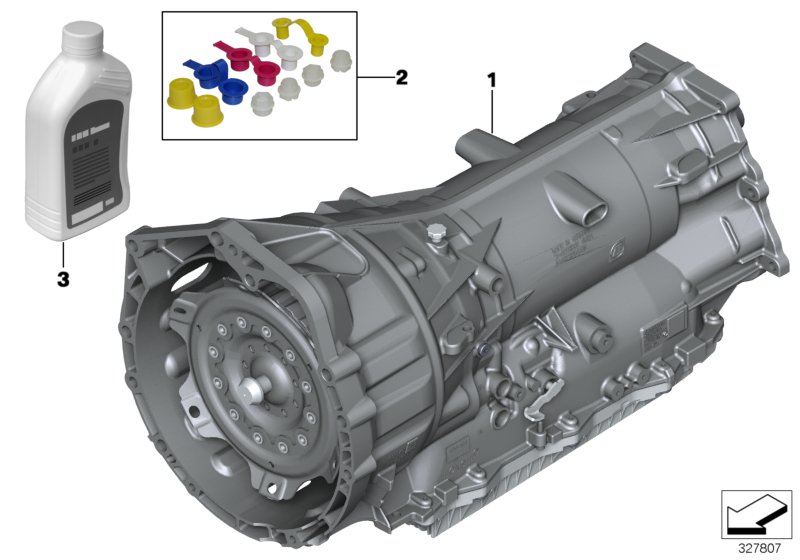 Automatic transmission GA8HP45Z - 4WD