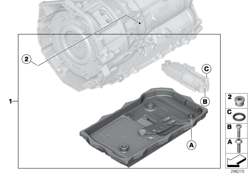 GA8P70H O-ring, oil pump