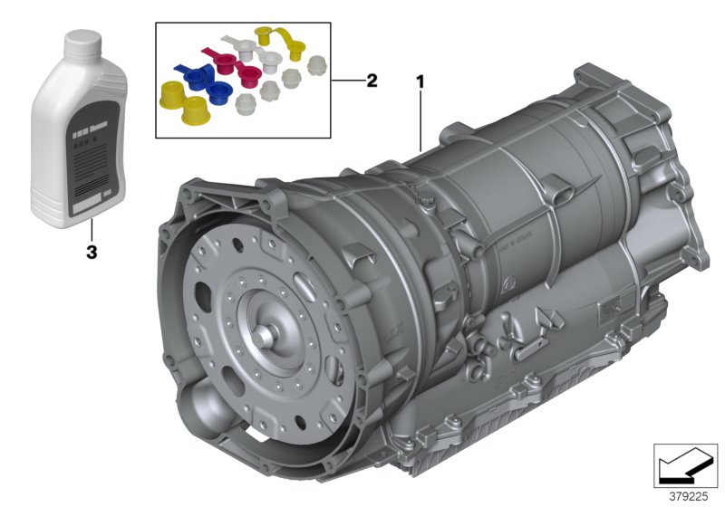 Automatic transmission GA8HP75Z - 4WD