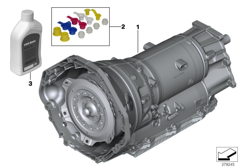 Automatic transmission GA8HP75Z - 4WD