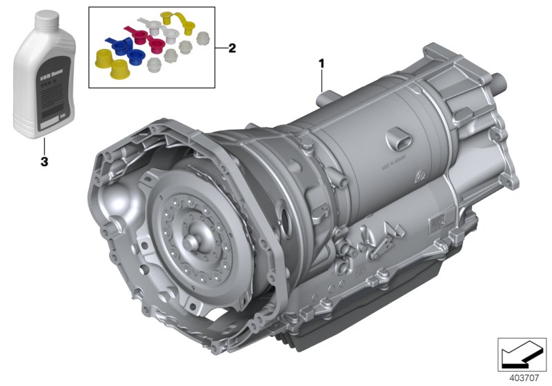 Automatic transmission GA8HP75Z - 4WD