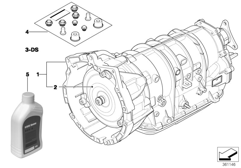 Automatic gearbox A5S360R / A5S390R
