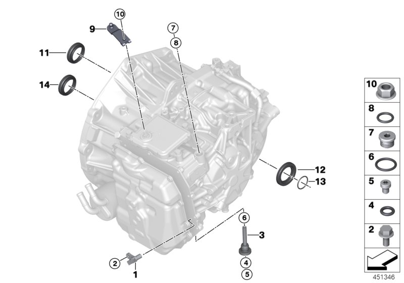 GA6F21AW add-on parts/gaskets