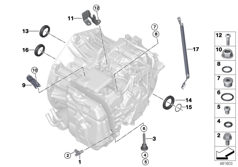 GA6F21AW add-on parts/gaskets