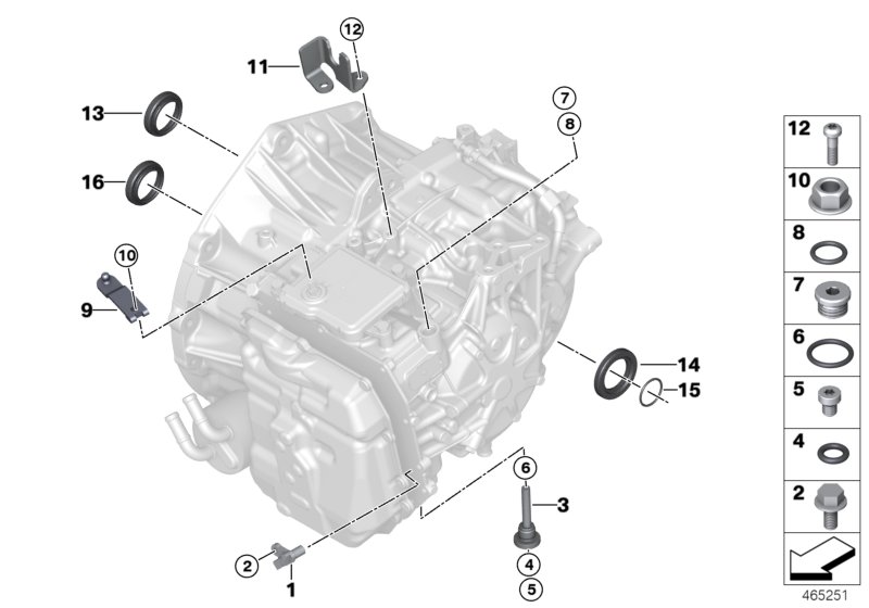 GA6F21AW add-on parts/gaskets