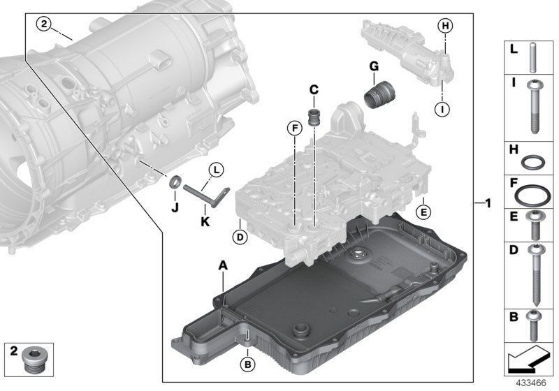 GA8HP95Z selector shaft