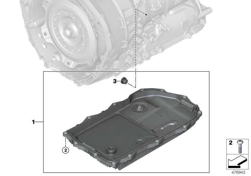 GA8HP95Z oil sump