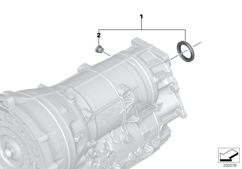 GA8HP45Z output all-wheel drive