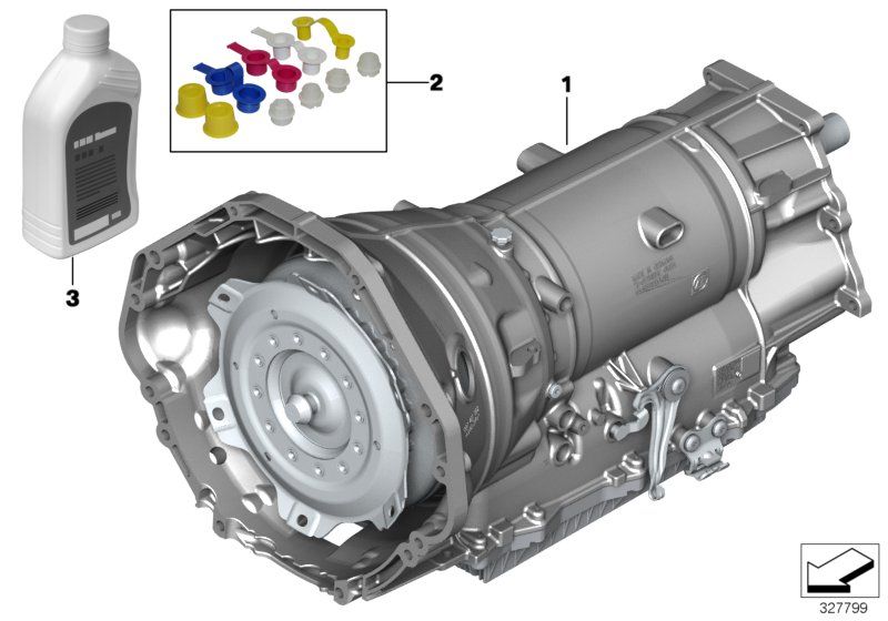 Automatic transmission GA8HP70Z - AWD