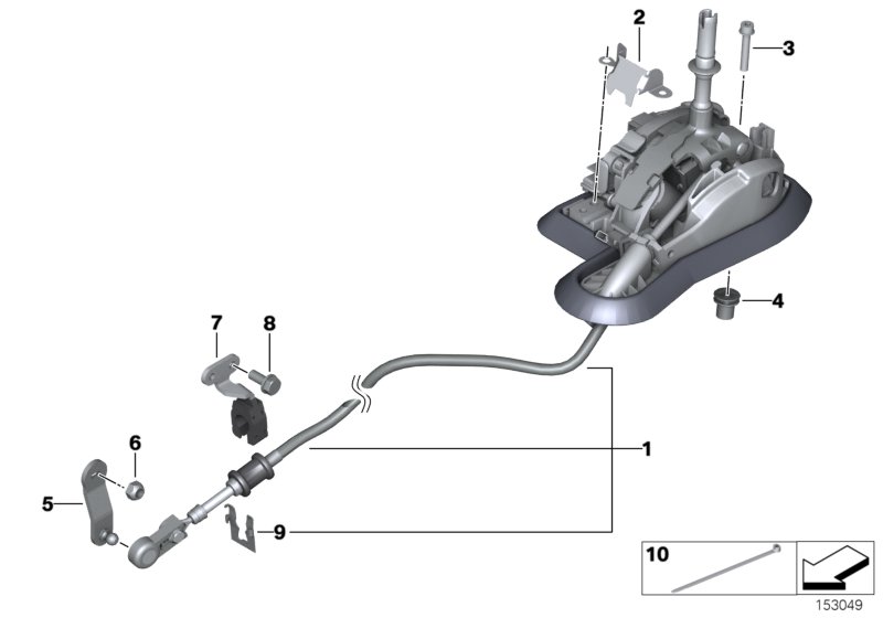 Autom.transmiss.steptronic shift parts
