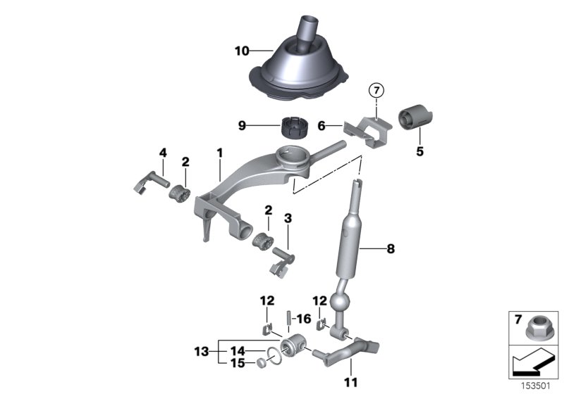 Gearshift, mechanical transmission