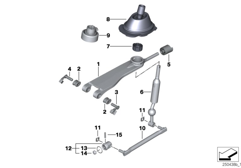 Gearshift, mechanical transmission