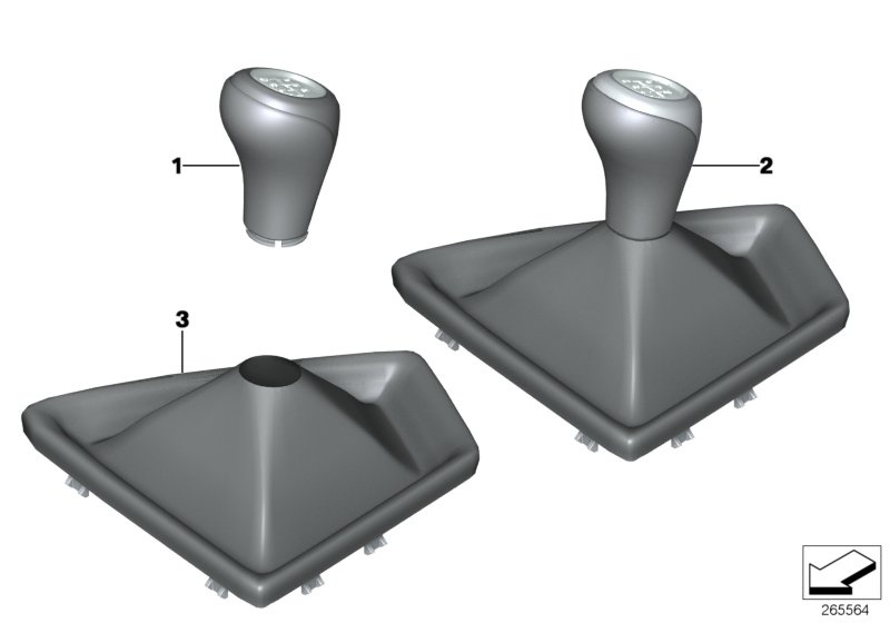 Gear shift knobs/shift lever coverings