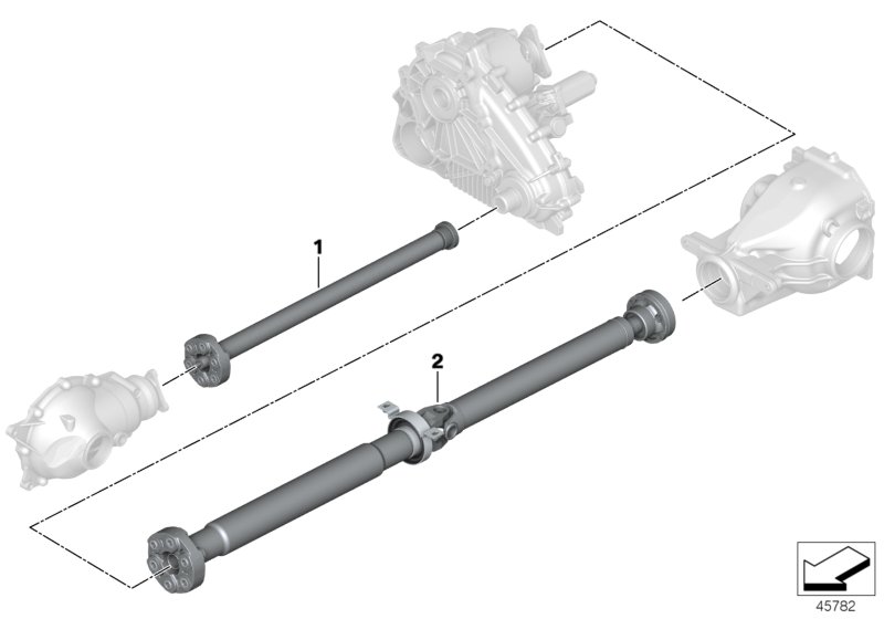 Drive shaft, 4-wheel