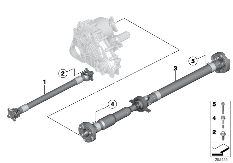 Drive shaft, 4-wheel